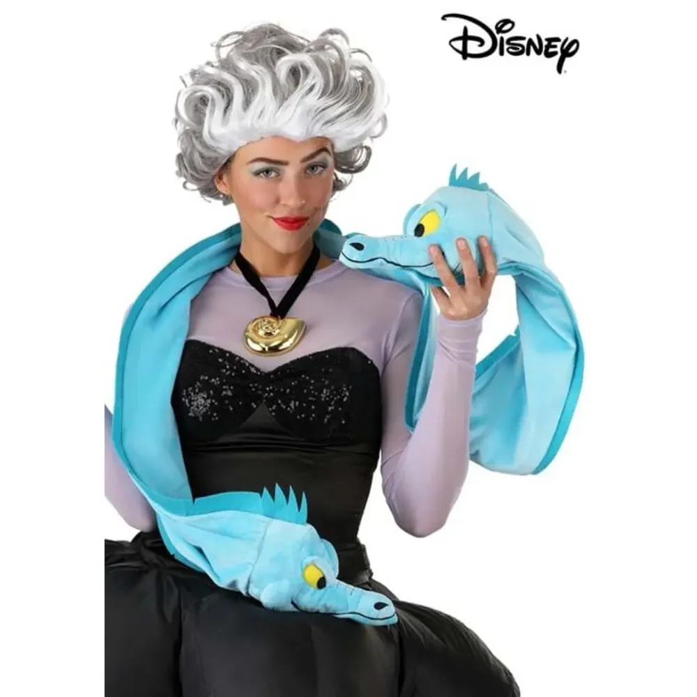 Disney Ursula Deluxe Costume Bundle Live Action Size M Complete Set Wig Scarf